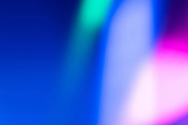 Defocused färg ljus neon glöd överlagring blå rosa — Stockfoto