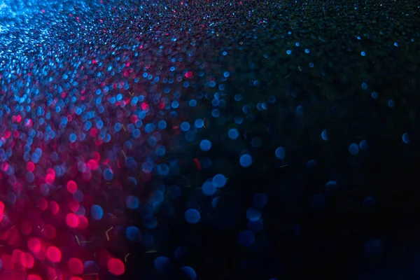 Neon bokeh gloeien wazig licht achtergrond blauw roze — Stockfoto