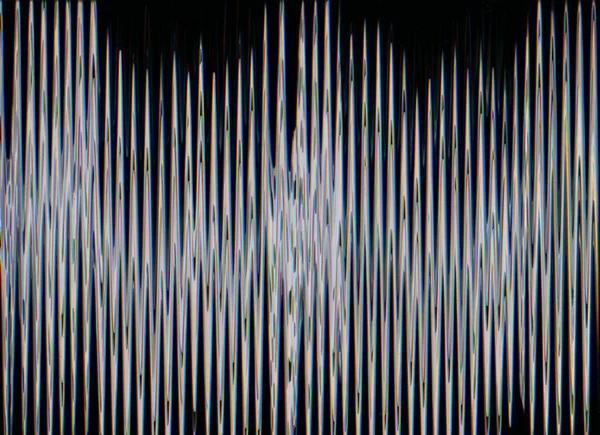 Rumore digitale glitch sovrapposizione bianco nero artefatti — Foto Stock