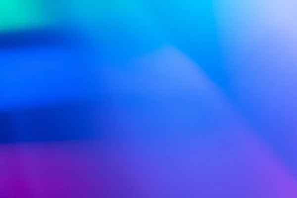 Blur neon light iridescent background blue purple — Stock Photo, Image