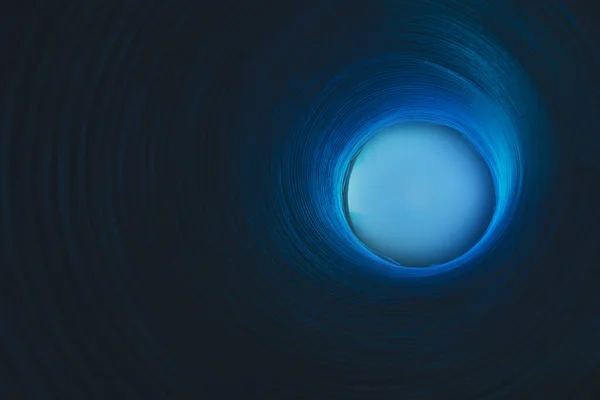 Kozmikus elvont háttér elmosódott ragyogás kék gömb — Stock Fotó