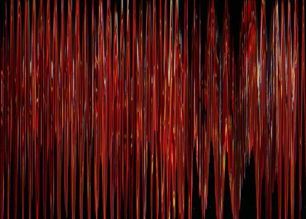 Digitální porucha statický šum textura červené artefakty — Stock fotografie
