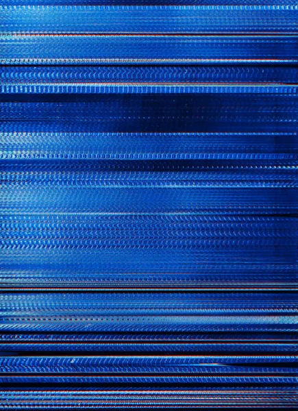 Glitch overlay digital noise texture rayures bleues — Photo