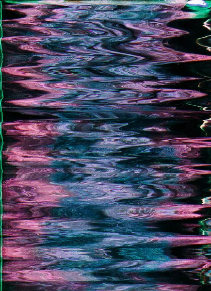 Глюк текстури шуму цифрові артефакти рожево-блакитний — стокове фото