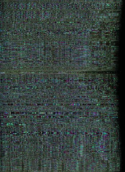 Digitální chyba pixel šum textura statický artefakt — Stock fotografie