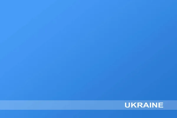 Ukraine fundo notícias transmissão legenda em azul — Fotografia de Stock