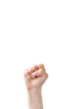 Yumruk dayanışmasını protesto, el sıkışın.