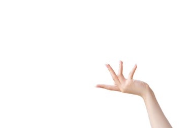 reklam el ürünü sunum parmakları