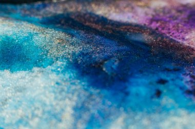 soyut sanat eseri mürekkep boyası harmanlanmış renkli arkaplan