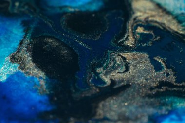 soyut sanat eseri mürekkep boyası harmanlanmış renkli arkaplan