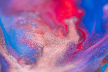 soyut sanat eseri mürekkep boyası harmanlanmış renkli arkaplan