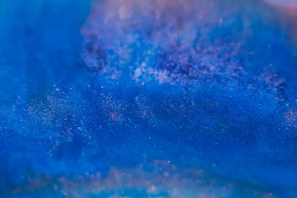 Barvy míchat abstraktní pozadí design modré barvy — Stock fotografie