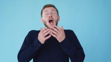 Hapşıran Adam Alerji Hastalığı Soğuk gif döngüsü