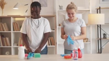 ev temizliği hizmetçisi kadın hademeler.