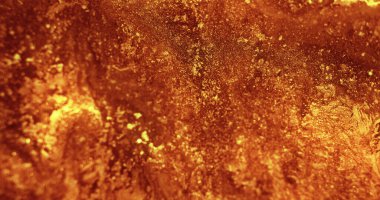 Işıltılı mürekkep dokusu parlak arka plan turuncusu