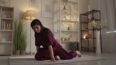 yoga, ev eğitimi, aktivite kadın egzersizi.
