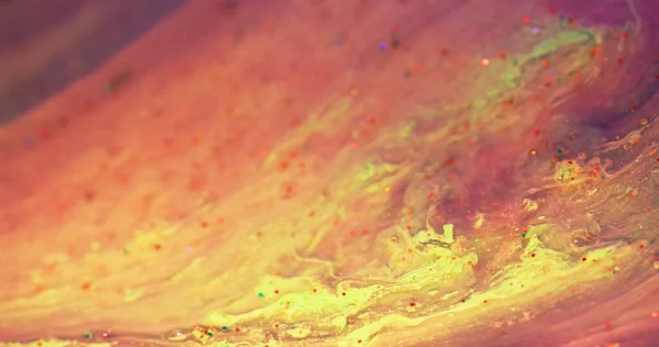 墨水飞溅油漆艺术背景红色橙色液体 — 图库照片