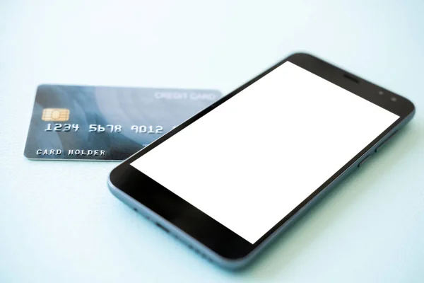 Płatności bankowe mobilna makieta technologia cyfrowa — Zdjęcie stockowe