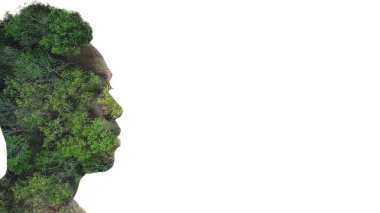 ecology problem save forest sad face green trees