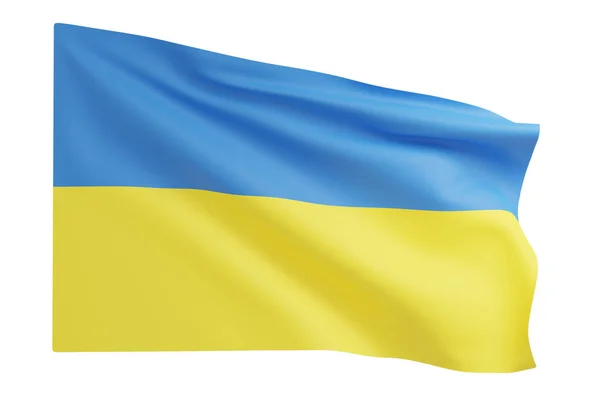 Drapeau ukraine liberté nationale bleu jaune couleur — Photo