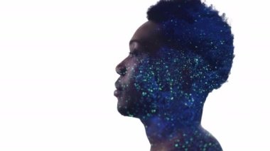 yapay zeka ai hafıza adamı neon parıltısı