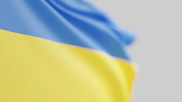 Ukraine pride national flag blue yellow color sign — ストック写真