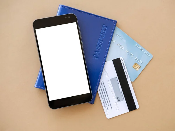 Płatności online mobilna makieta technologia cyfrowa — Zdjęcie stockowe