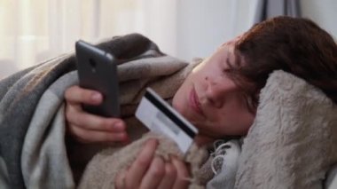 pharmacy order sick man online payment sneezing