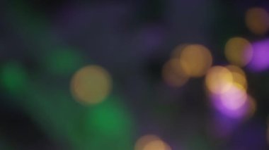 Bokeh hafif mercek fişeği neon rengi yuvarlak benekleri örtüyor