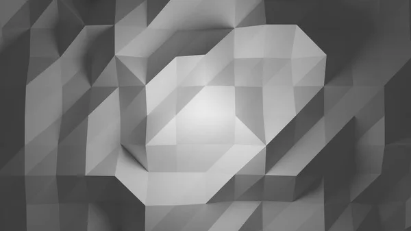 Fondo Abstracto Geométrico Textura Triangular Tendencia Tecnológica Blanco Negro Gris — Foto de Stock