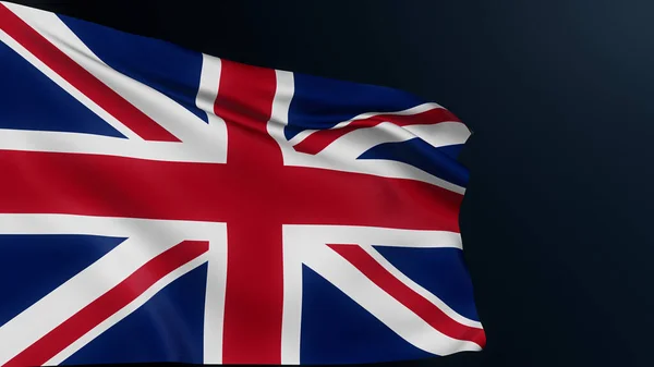 Bandiera Britannica Regno Unito Union Jack Cartello Londra Simbolo Ufficiale — Foto Stock