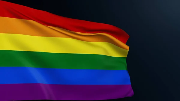 Drapeau Lgbt Pride Les Droits Des Homosexuels Égalité Des Sexes — Photo