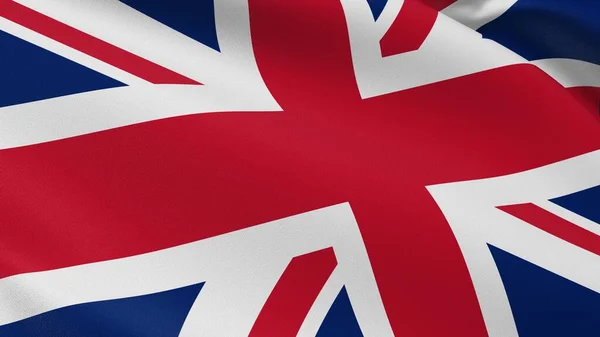 Bandiera Britannica Regno Unito Union Jack Cartello Londra Simbolo Ufficiale — Foto Stock