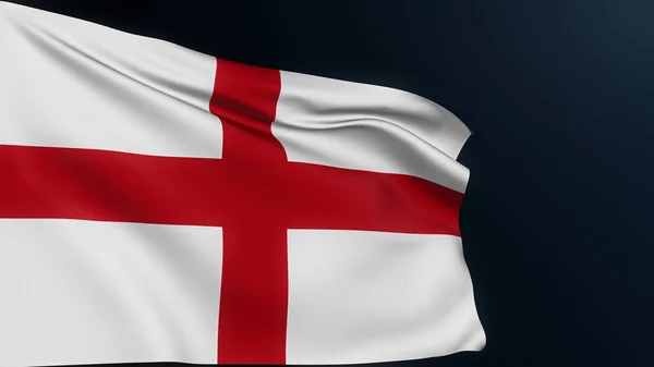 Bandiera Inglese Saint Georges Cross Cartello Londra Simbolo Patriottico Ufficiale — Foto Stock