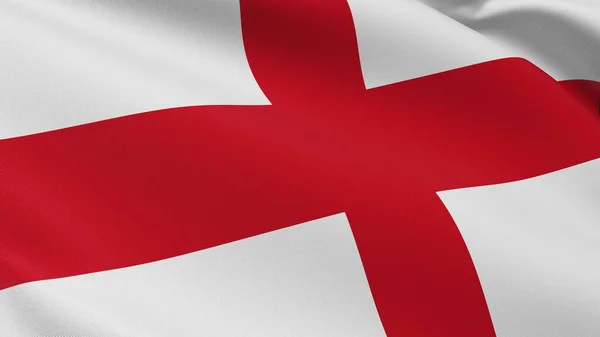 Bandeira Inglesa Saint Georges Cross Assinatura Londres Símbolo Patriótico Oficial — Fotografia de Stock