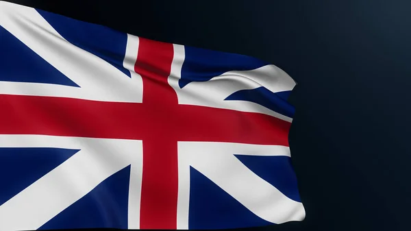 Bandeira Britânica Grã Bretanha Union Jack Assinatura Londres Símbolo Nacional — Fotografia de Stock