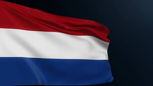 Netherlands Flag Amsterdam Sign European Country Dutch National Tricolor Symbol — Stock Photo, Image