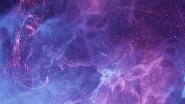 Неоновая Дымовая Фактура Брызги Чернильной Воды Аура Туман Флуоресцентный Светло — стоковое фото