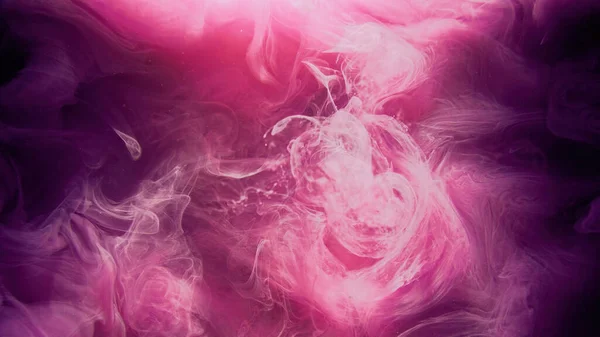 Paint Water Swirl Color Smoke Texture Fantasy Dream Neon Glow — Stock Photo, Image