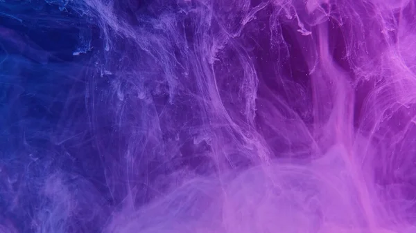 Neonowa Konsystencja Mgły Mieszanina Tuszu Magiczna Chemia Fluorescencyjne Światło Fioletowy — Zdjęcie stockowe