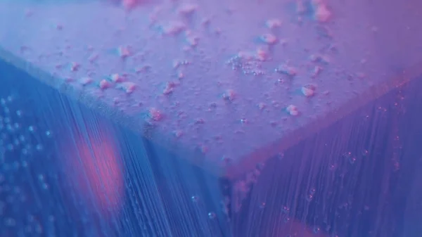 Pozadí Neonového Inkoustu Zářivka Kouzelná Kaskáda Rozostření Duhově Růžová Modrá — Stock fotografie