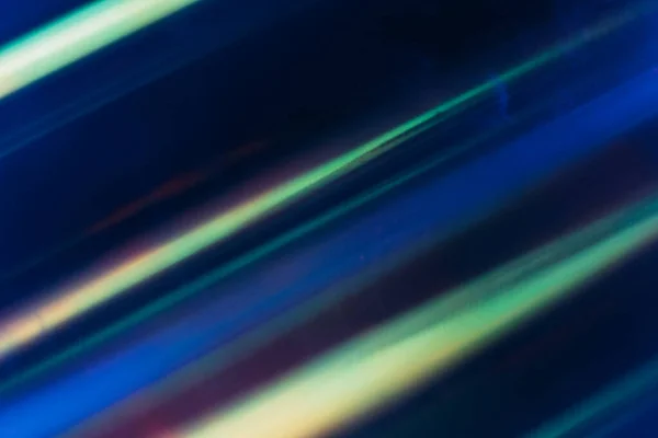 Nieostre Świecenie Neonowy Rozbłysk Światła Futurystyczne Oświetlenie Blur Led Granatowy — Zdjęcie stockowe