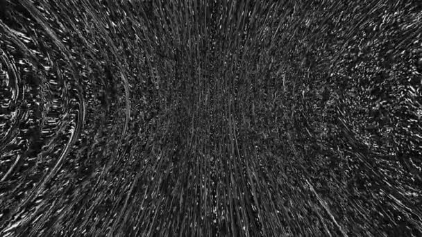 Static Noise Texture Analog Glitch Distortion Overlay Intro Black White — Vídeo de stock