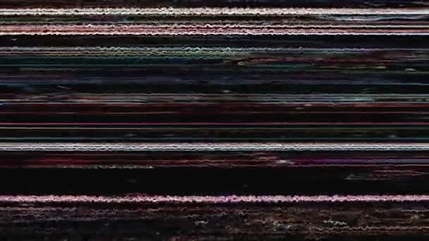 Falha Analógica Textura Estática Ruído Sobreposição Transição Distorção Vhs Vermelho — Vídeo de Stock