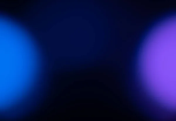 Brilho Néon Bokeh Acendimento Luz Azul Iluminação Futurista Desfocado Azul — Fotografia de Stock