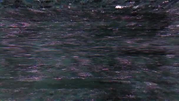 오버레이 동음잡음 Vhs 비디오 손상입니다 보라색 흰색의 줄무늬 질감어두운 추상적 — 비디오