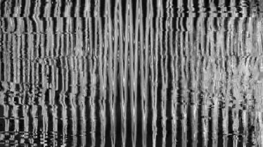 Analog hatası. Statik gürültü dokusu. Eski bir televizyon kanalı paraziti. Siyah beyaz bulanık tahıl titreşimleri VHS objeleri kaba soyut arkaplan.