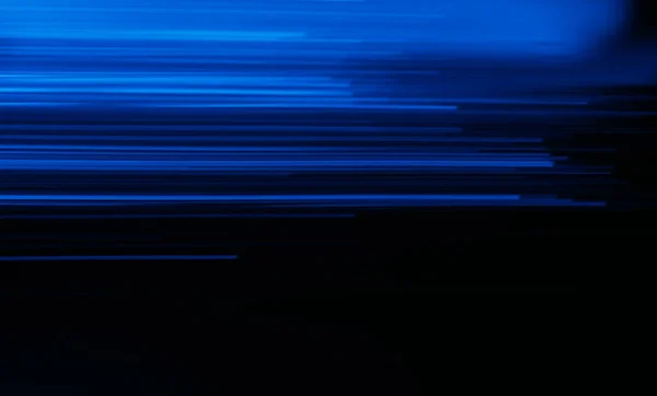 Homályos Neonsugarak Ragyogó Fény Futurisztikus Ragyogás Defocused Led Haditengerészet Kék — Stock Fotó