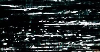 Analog hatası. Eski TV düğmesi açık. Gerçek çarpıtma. Açılış geçişi. Siyah soyut arkaplan üzerinde renk titreşimi bulanık statik ses dokusu.