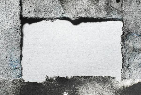 Copiar Espaço Para Texto Moldura Papel Grunge Textura Desgastada Tinta — Fotografia de Stock